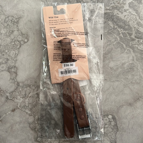 Wild One Collar in Cocoa, Size Small New w/Tag - Picture 6 of 7